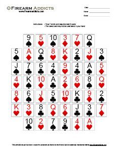 an image of playing cards with numbers and symbols in the card game, which includes four spades