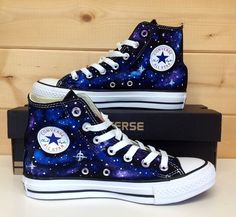 Galaxy Converse, Custom Shoes Diy, Star Converse, Dr Shoes, All Stars Converse