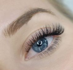 Blue Eyes Lash Extensions, Lash Extension Hybrid, Natural Hybrid Lashes, Hybrid Lashes Extensions, Short Hybrid Lash Extensions, Eyelashes Hybrid, Natural Hybrid Lash Extensions, Hybrid Lash Extensions Styles, Natural Looking Lash Extensions