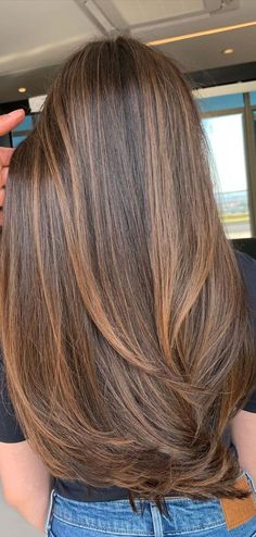 Long Hair Highlights, Highlight Ideas, Rambut Brunette, Posh Fashion, Highlights Ideas, Honey Brown Hair