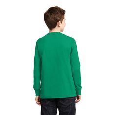 Buy Port & Company® Youth Long Sleeve Core Cotton T-Shirt at Michaels. com. An indispensable t-shirt perfect for personalizing DIY merchandize or gift-giving. This is an indispensable t-shirt in our classic silhouette! It features a taped neckline for added reinforcement, ribbed knit cuffs, and a removable tag for comfort and relabeling. Pick your size and favorite color, and personalize this tee by adding your own creative design! Features: Available in multiple colors and sizes 5.4 oz. 100% co St Patricks Day Beer, Gangsta Wrapper, Funny St Patricks Day, Beach T Shirts, Henley Shirts, Cotton Top, Knit Cuff, Wholesale Clothing, St Patricks