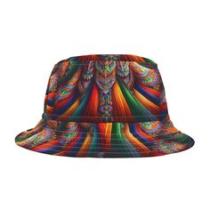 First, it protected fishermen from rain in the 1900s. Now, the personalized bucket hat is making its way to the very top of fashion picks for all ages. Choose the seam lines, add your zaniest designs and patterns on the bucket hat and make a modern wardrobe staple come to life.  .: Material: 100% polyester .: Available in 2 sizes .: Two stitching color options to pick from .: Sewn-in label .: Made in USA Modern Wardrobe, Bucket Hats, Sew-in Labels, Wardrobe Staples, Caps Hats, Bucket Hat, Color Options, Accessories Hats, Bathing Beauties