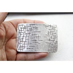 Please Visit the Link Below to See Our Other Belt Buckles https://www.etsy.com/shop/SkyJewelryHouse?section_id=47942376 Fit For: Up to 4 cm Belts ( Belt is not included. ) Quantity: 1 Pcs Category: Belt Buckles Buckle Size: 7,5 x 5,0 cm Fit for 20 - 40 mm belts per pcs. Colour: Antique Silver ✂ M A T E R I A L Zamak (Pewter) Nickelfree According to EU-Standard Origin: Made in Europe ♥ YOU CAN SEE ALL MY PRODUCTS HERE ♥ https://skyjewelryhouse.etsy.com Large Belt, Brick Pattern, Ripple Effect, Silver Belt Buckle, Silver Belt, Brick Patterns, Suspender Belt, Belt Buckle, Belt Buckles