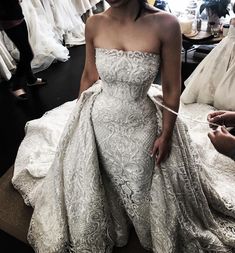 a woman in a wedding dress on instagram