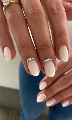 Reverse French Nails Glitter, Wedding Picture Nails, Bridal Nails With Sparkle, Wedding Nails For Bride Milky White, Wedding Nails For Bride Jewels, Nail Ideas For Fall Wedding, Reverse French Manicure Glitter, Nails For A Bridesmaid, New Year Nails French Tip