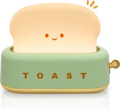 Toast Lamp, Cute Desk Decor, Small Desk Lamp, Desk Gifts, Kawaii Room Decor, Kawaii Christmas, Children's Day Gift, Birthday Gifts For Teens