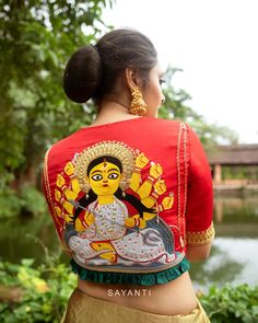 Readymade Blouses Online, Designer Blouses Online, Bengali Saree, Boat Neck Blouse, Blouse Back Neck Designs, Batik Art, Perfect Blouse, Blouse Saree, Designer Studio