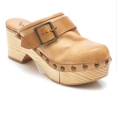 Nwt Free People Culver City Leather Taupe Studded Clogs Sz 36 Distressed Studs Accentuate The Wooden Platform Sole Of This Chic Old-School Clog. Brian’s New Without Box 2 3/4" Heel Leather Upper/Synthetic Lining/Wood And Rubber Sole Imported Women's Shoes Item #6214780 Leather Clogs With Removable Insole And Almond Toe, Natural Leather Open Heel Mules, Leather Clogs With Block Heel And Rubber Sole, Leather High Heel Clogs With Rubber Sole, High Heel Leather Clogs With Rubber Sole, Leather Clogs With Buckle Closure And Block Heel, Natural Leather Closed Toe Mules, Leather Clogs With Stacked Heel And Almond Toe, Natural Leather Mules With Wooden Heel