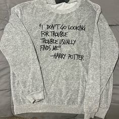 Brand New Harry Potter Sweater. Never Worn, No Tags. Harry Potter Sweater, Harry Porter, Clothing Design Sketches, Clothing Design, Design Sketch, Colorful Sweaters, Size 16, Porter, Harry Potter