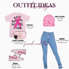 Shien Clothes Outfits, Outfits For School Baddie, Tomboy Style Outfits