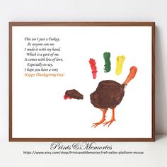 a card with an image of a turkey and the words, this isn't just a turkey