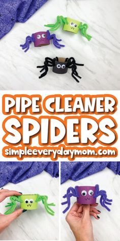 paper spider craft for kids to make