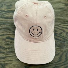 Brand New Without Tag! Smiley Face Ball Cap. 100% Cotton Material. Bronze Back Buckle/Adjustable. Adjustable Curved Brim Fun Dad Hat, Trendy Adjustable Visor Snapback Hat, Trendy Adjustable Visor Hats, Fun Adjustable Dad Hat, Adjustable Casual Hats For Everyday, Casual Adjustable Hats For Everyday, Casual Adjustable Everyday Hats, Fun Adjustable Snapback Dad Hat, Trendy Everyday Snapback Hat One Size Fits Most