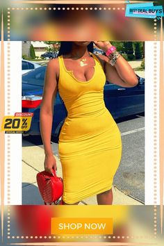 Women's Casual Dress Tank Dress Summer Dress Plain Patchwork U Neck Midi Dress Active Streetwear Outdoor Daily Sleeveless Slim White Yellow Sky Blue Spring Summer S M L Xl Yellow Sleeveless Mini Dress, Casual Yellow Sleeveless Bodycon Dress, Yellow Sleeveless Bodycon Midi Dress, Sleeveless Yellow Bodycon Midi Dress, Yellow Sky, Blue Spring, Blue Springs, U Neck, Dress Summer