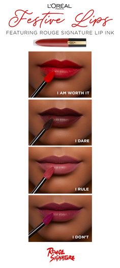 I Am Worth It, Matte Lip Stain, Paris Makeup, Luxury Makeup, Drugstore Makeup, Beautiful Lips, Makeup Goals, Matte Liquid Lipstick