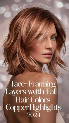 Copper Hair Dye Ideas for Fall 2024 🍁 Copper With Caramel Highlights, Grey And Auburn Hair, Copper Highlights Formula, Copper Red Highlights In Blonde Hair, Fall Hair Colors For Women Over 50 Medium, Womens Fall Hair Color Ideas 2024, Sunkissed Copper Hair, Copper And Gray Hair, Cooper Hair Color On Hispanic