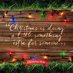 christmas lights are hanging on a wooden wall with a quote about merry days, be merry and bright