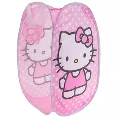 Hello Kitty Pop-Up Hamper | Hobby Lobby | 2465623 Hello Kitty Bedroom Decor, Hello Kitty Pop, Hello Kitty Room, Kids Bedroom Accessories, Kitty Room, Hello Kitty Bedroom, Laundry Hampers, Hello Kitty Rooms