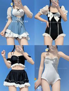 Kawaii Swimsuit, Pastel Fashion, Anime Dress, Refashion Clothes, Glamour Fashion, Kawaii Clothes