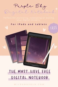 the most - have - free digital notebooks for journaling, writing or storing your ipad and tablet