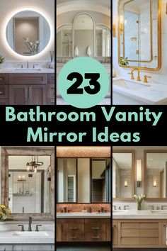 A mirror can change everything! Check out these 23 bathroom vanity mirror ideas that bring light, style, and elegance to any bathroom. Perfect for anyone looking to refresh their space with a functional yet eye-catching mirror. #BathroomDecor #VanityMirrorIdeas #HomeImprovement #BathroomDesign #DIYDecor Barn Door Bathroom Vanity Mirror, Vanity Mirrors With Lights, Bathroom Light And Mirror Ideas, Bathroom Vanity Mirror Ideas Single Sink, Half Bath Mirror Ideas, Round Bathroom Mirror Ideas, Half Bath Mirror, Vanity Mirror Ideas, Bathroom Vanity Mirror Ideas