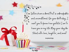 100+ Heart Touching Birthday Wishes For Sister—Family Comes First! Heart Touching Birthday Wishes, Family Comes First, Wishes For Sister, Birthday Wishes For Sister, Dear Sister, Life Is A Gift, Happy Birthday Sister, Tears Of Joy, Sister Birthday