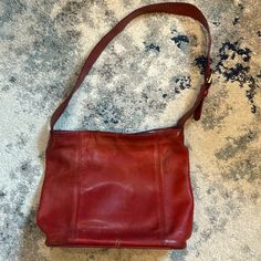 Vintage Red Coach Erickson Shoulder Bag. So Mob Wife Groovy Throwback. In Vintage Condition As Photographed. Soft Leather, Smooth Zipper. Great Catch All Purse. Questions? Leave A Comment Below! Mob Wives, Bags Vintage, Mob Wife, Vintage Coach, Coach Bags, Soft Leather, Bag Lady, Purse, Shoulder Bag