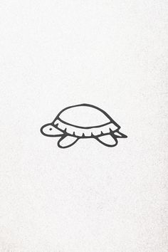 a black and white drawing of a turtle