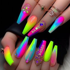 At Home Short Nails, Dollar Nails, Cheap Nails, At Home Nails, Jersey Nails, Acrylic Nails Long, Fake Acrylic Nails