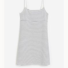 H&M Striped Navy And White Dress Size Small H&m White Casual Dresses, Casual White H&m Dress, Casual H&m Summer Dress, H&m Cotton Mini Dress For Day Out, H&m Sleeveless Mini Dress Casual, H&m Casual Sleeveless Mini Dress, Casual Daytime Dresses By H&m, H&m Casual Daytime Dress, White H&m Summer Mini Dress