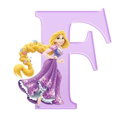 the letter f is for rappui princess with an image of rappui