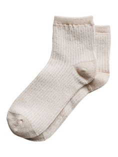 Lightweight cotton-modal blend socks with sparkly metallic threads and angled toe seams for a smooth, comfortable fit.  Hits at the ankle. Clothing Swap, Socks Ankle, Dr Shoes, Ankle Sock, Valentines Outfits, Cute Socks, Cool Socks, Ankle Socks, Sock Shoes