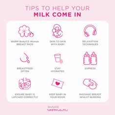 Tips to help milk come in Breast Milk Uses Ideas, Parenting Hacks Baby, Baby Delivery, Breastfeeding Essentials, Newborn Mom, Newborn Baby Tips, Parenting Knowledge, Baby Life Hacks, Baby Care Tips