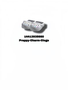 two white remotes sitting next to each other on top of a white sheet with the words preppy - cham - logs