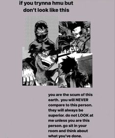 an ad for anime comics with the caption that reads, if you tryin't