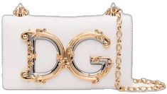 Box Bag, Phone Bag, White Bag, Dolce And Gabbana, White