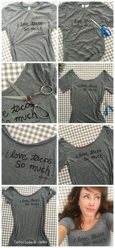 the instructions for how to make a t - shirt that says i love you much