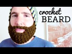 Tutorial on how to crochet a beardFits all hats and beaniesLearn how to crochet a beardstep by step with this video tutorialEasy and fun.Thanks for s... Hat Pattern Crochet Free, Crochet Beanie Hat Free Pattern, Hat Pattern Crochet