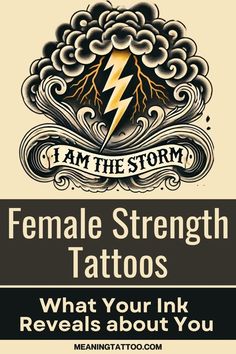 Female Strength Tattoos: What Your Ink Reveals About You Unique Tattoos With Meaning, Unique Quote Tattoos, Wine Glass Tattoo