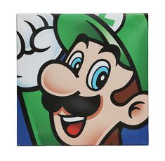 an image of a cartoon character with a mustache on it's head and eyes