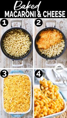 This Easy Baked Mac and Cheese comes from my grandma! This is the classic way to make macaroni and cheese with egg as the binder for a creamy, cheesy, delicious baked casserole. This is the perfect dish for holidays like thanksgiving, christmas, or Easter, and equally good for a potluck or everyday dinner with the kids. This Baked Macaroni and Cheese is a retro recipe that will never go out of style! Made with cheddar cheese and the macaroni of your choice combined with egg, milk salt and pepper Easy Baked Macaroni And Cheese, Easy Baked Mac And Cheese, Baked Mac And Cheese Recipe, Baked Macaroni And Cheese, Easy Mac And Cheese, Easy Cheese Recipes, Healthy Baked Chicken