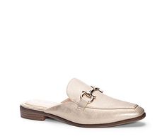 CL By Laundry Score Women s Mule Score a big fashion hit with the CL By Laundry Score women s Mule. Featuring a metallic faux leather upper with goldtone hardware accent on the vamp, this Slip-On Shoe also has a chic squared, almond toe. The footbed soothes your foot while the sole adds durability. Synthetic upper Slip-On Goldtone bar detailLightly Padded insoleSynthetic outsole Chic Gold Loafers With Metal Feet, Chic Gold Flats For Workwear, Chic Gold Flats For Work, Elegant Gold Loafers For Spring, Chic Gold Loafers With Flat Heel, Gold Leather Flats For Fall, Chic Gold Loafers For Fall, Chic Gold Flats For Fall, Gold Flats For Formal Occasions In Fall