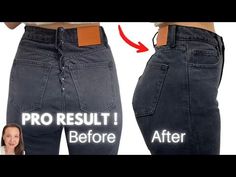 a woman's waist with the words pro result before and after