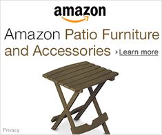 an advertisement for a patio furniture and accessories sale with the caption 25 % or more off select patio furniture and accessories learn more