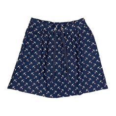 Add A Nautical Touch To Your Wardrobe With This Tommy Hilfiger Skirt. The Navy Blue & White Anchor Pattern And Pull-On Closure Make It Perfect For Both Casual And Party Occasions. This Lightweight Skirt Is Machine Washable And Features An Elastic Waistband For A Comfortable Fit. It Is A Women's Size Small And Makes A Great Addition To Any Wardrobe. The Skirt Is Not Only Stylish But Also Practical, As It Can Be Worn In Any Season. The American Theme Of The Skirt Adds A Touch Of Patriotism To Your Outfit. This Skirt Is Perfect For Those Who Want To Add A Touch Of Class To Their Wardrobe Without Sacrificing Comfort. Waist Measurement Approx. 29" Length From Waist To Hem - Approx. 19" Smoke And Lightweight Skirt, Anchor Pattern, American Theme, Waist Measurement, Nautical, Elastic Waist, Blue White, Tommy Hilfiger, Womens Skirt