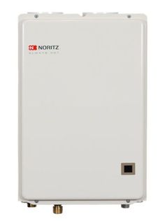 the northz tankless water heater is shown on a white background with nozzles