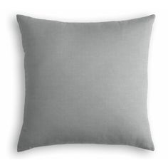 a gray pillow on a white background