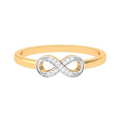 Minimal Diamond Infinity Promise Ring Diamond - ( HI-SI ) - Color and Clarity - Rosec Jewels Diamond Infinity Ring, Infinity Rings, Infinity Diamond Ring, Infinity Design, Infinity Jewelry, Diamond Promise Rings, Special One, Infinity Ring, Signature Jewelry