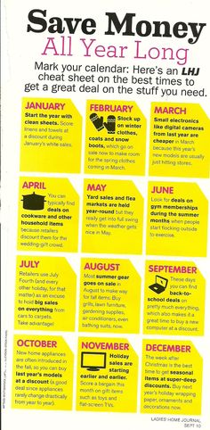 an advertisement for save money with yellow and black lettering on it, including the date