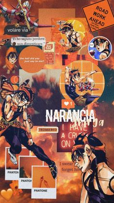 an image of the character naruta from one piece in another world with other characters